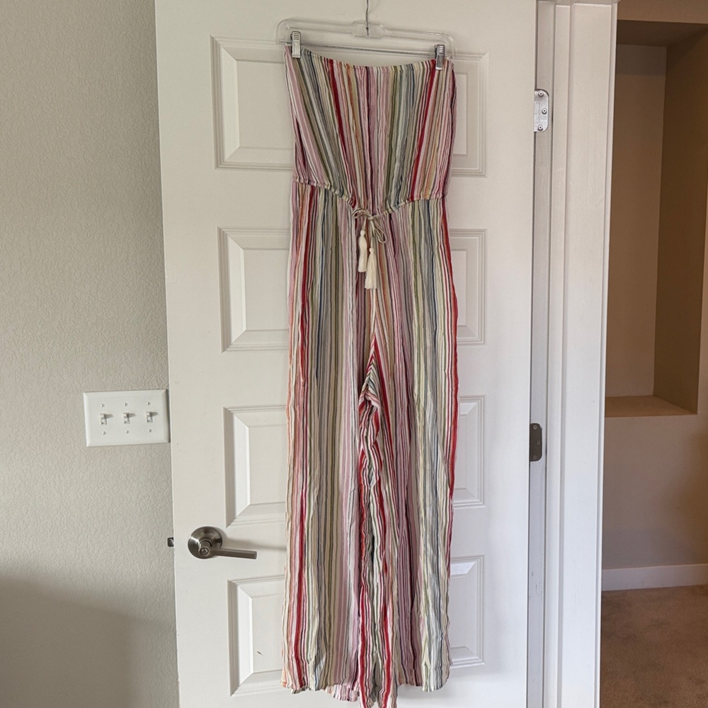 Elan Multicolor Striped Jumpsuit